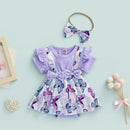 Romper Baby Borboletas + Faixa
