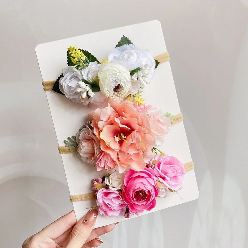 Kit Baby Faixas Flores