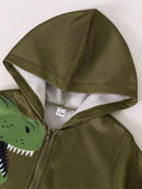 Conjunto Infantil Inverno Dinossauro