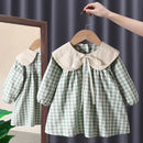 Vestido Infantil Xadrez Golinha