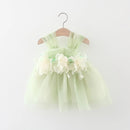 Vestido Infantil Tule Buquê - Loja BiBia