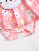 Romper infantil Lila Coelhinha + Faixa