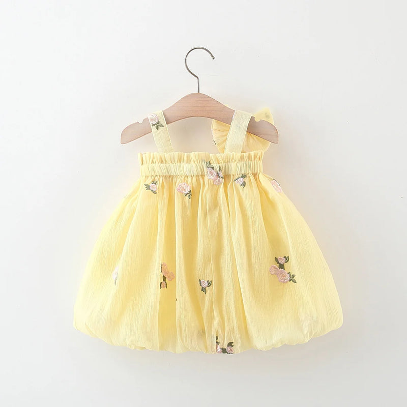 Vestido Infantil Flor Verão