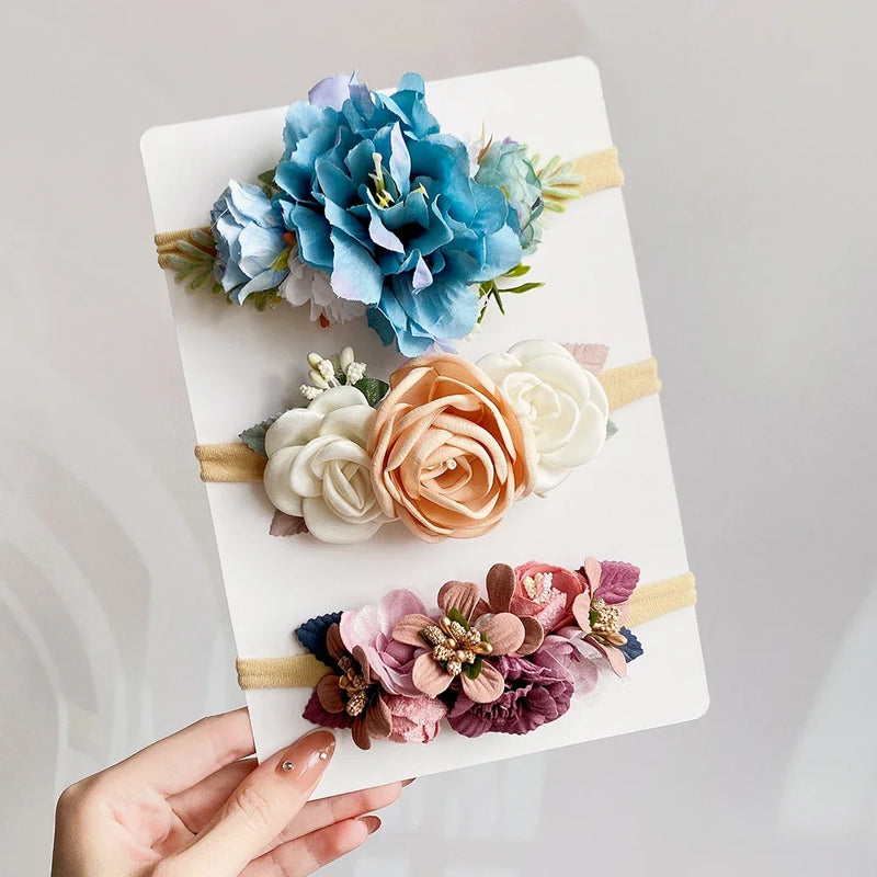 Kit Baby Faixas Flores