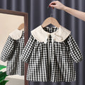 Vestido Infantil Xadrez Golinha