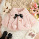 Casaquinho Infantil Lacinho Pompom