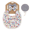 Kit Infantil Babador Florais 3 PÇS