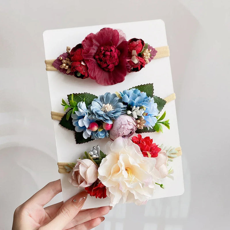 Kit Baby Faixas Flores