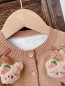 Cardigã Infantil Ursinhos