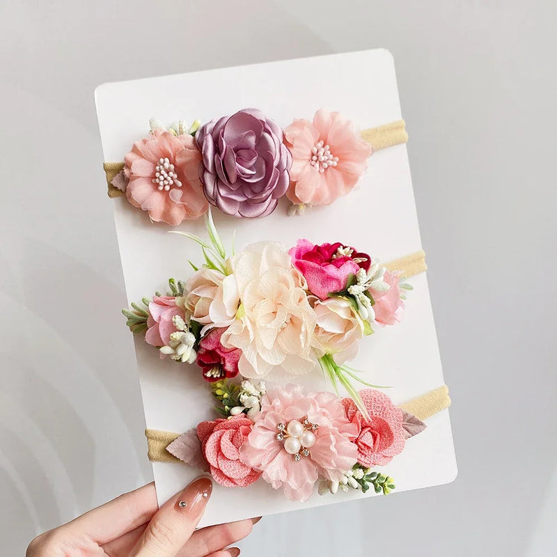 Kit Baby Faixas Flores