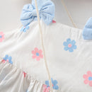 Vestido Infantil Lila + Bolsa Florzinha