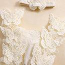 Romper Infantil Borboletinhas + Tiara