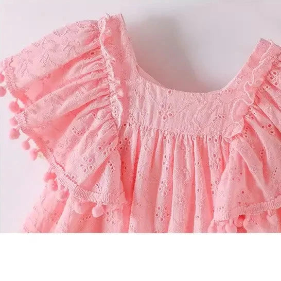 Vestido Infantil Lese Laço