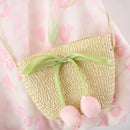 Vestido Infantil Tulipa + Bolsinha