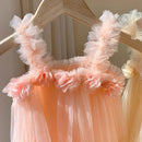 Vestido Infantil Tule Flor Vintage - Loja BiBia