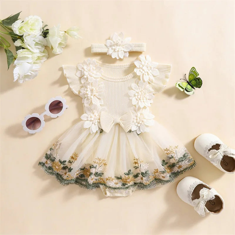 Romper Infantil Mariah + Faixa