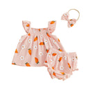 Conjunto Infantil  Cenourinha 3 Peças