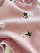 Blusa Infantil Tricô Veludo Meninas