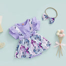 Romper Baby Borboletas + Faixa