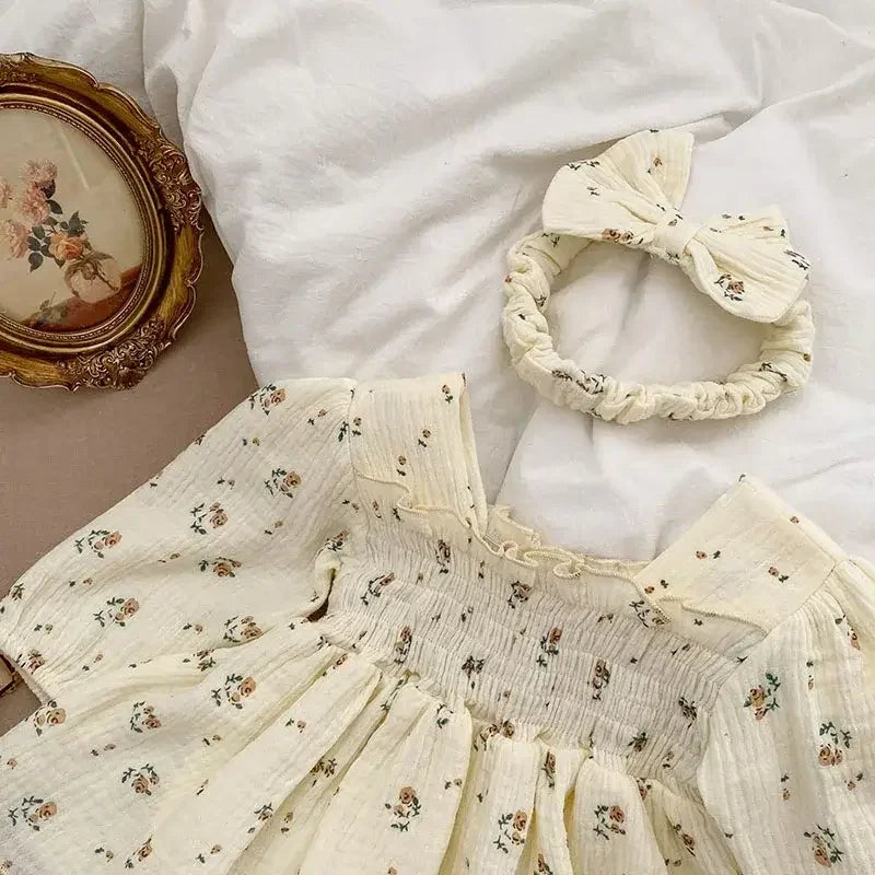 Romper Infantil Floridinho + Faixa