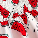 Vestido Infantil Fruit + Chapéu