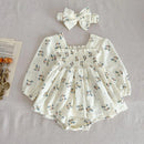 Romper Infantil Floridinho + Faixa - Loja BiBia