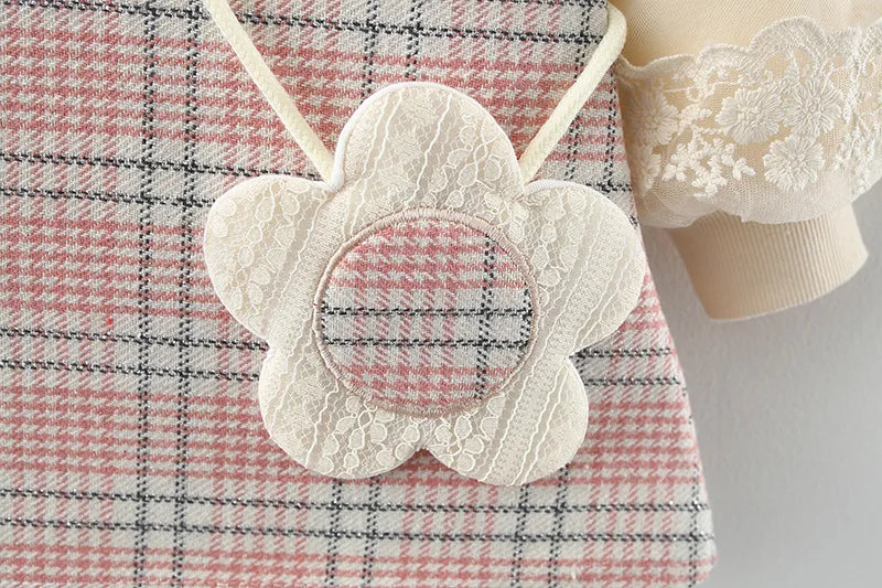 Vestido Infantil Alice + Florzinha