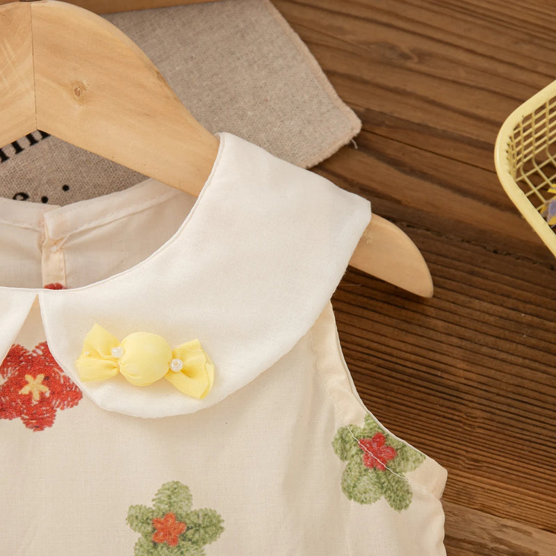 Vestido Liz Flor + Bolsinha
