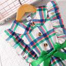 Vestido Infantil Xadrez Mariah