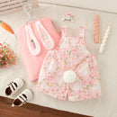 Conjunto Jardineira Coelhinho 2 Pçs