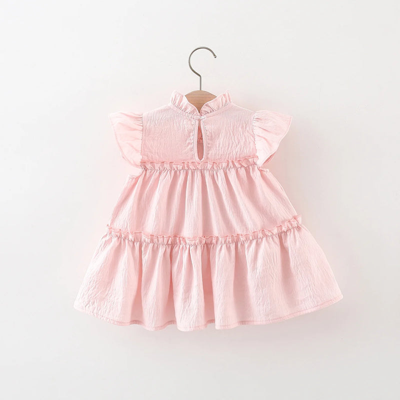 Vestido Infantil Tulipas