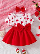 Vestido Coração + Lacinho