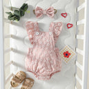 Romper Infantil Mel Florzinha + Faixa