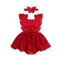 Romper Infantil Borboletinhas + Tiara