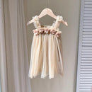 Vestido Infantil Tule Flor Vintage - Loja BiBia