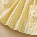 Vestido Infantil Xadrez Sophia