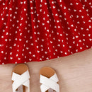 Vestido Infantil + Bolsinha Coração - Loja BiBia