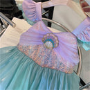 Vestido de Princesa Sereia - Loja BiBia