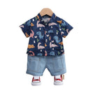 Conjunto Infantil Dino Aventura 2 PÇS