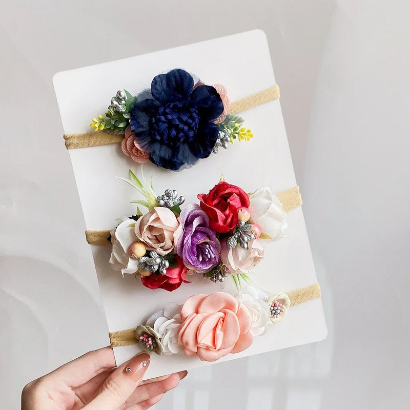 Kit Baby Faixas Flores