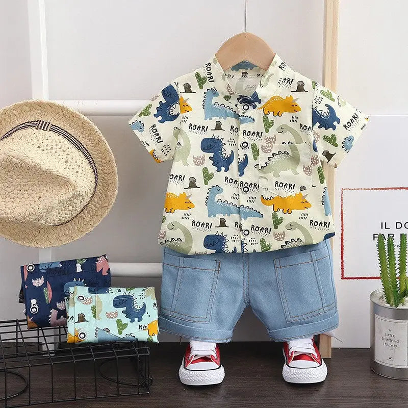 Conjunto Infantil Dino Aventura 2 PÇS