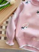 Blusa Infantil Tricô Veludo Meninas