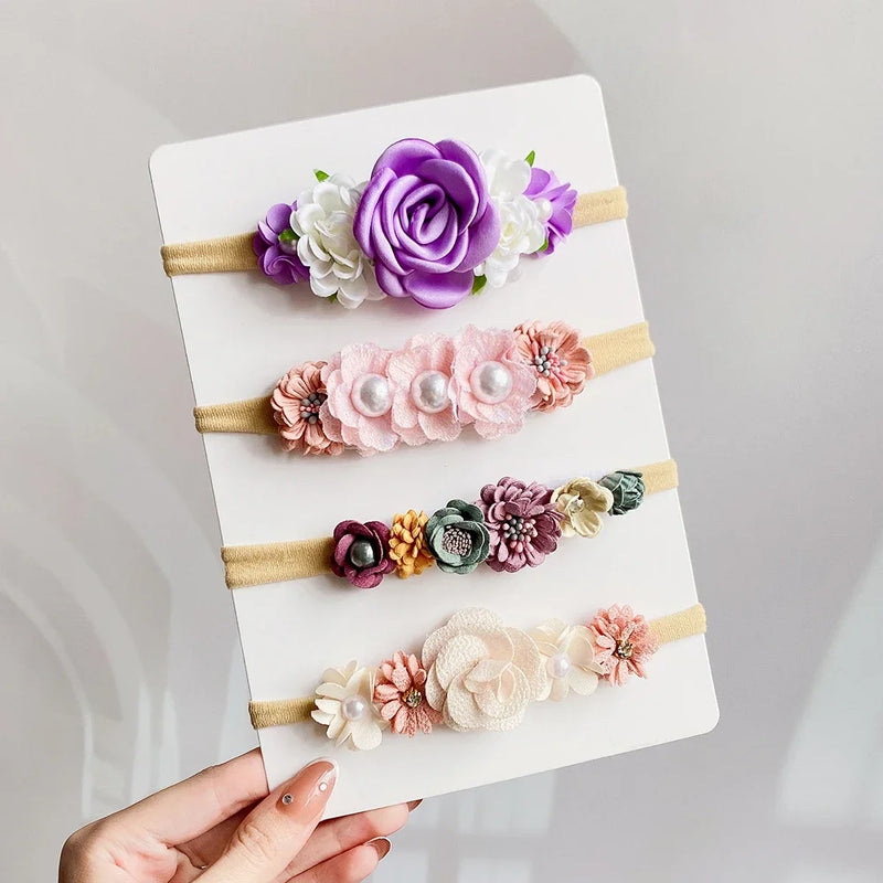 Kit Baby Faixas Flores