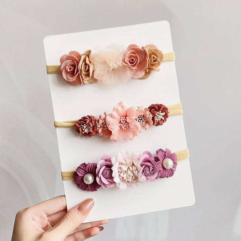 Kit Baby Faixas Flores