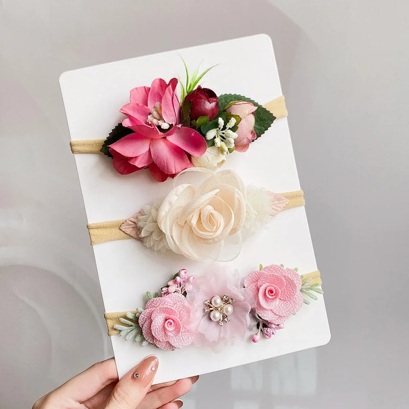 Kit Baby Faixas Flores