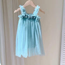 Vestido Infantil Tule Flor Vintage - Loja BiBia