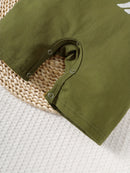 Conjunto Jardineira Infantil Dinos