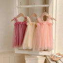 Vestido Infantil Tule Flor Vintage - Loja BiBia