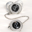 Chupeta Prata + Prendedor Inicial