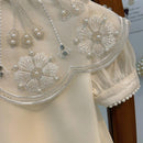 Vestido Infantil Delicado Pérolas - Loja BiBia